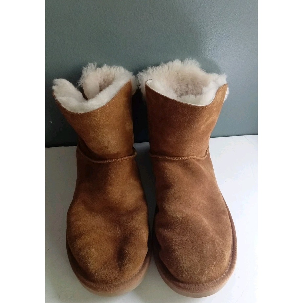 Koolaburra‎ by UGG Brown Suede Sheepskin Shearling Winter Boots
